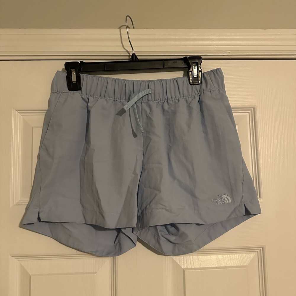 The North Face Blue Athletic Shorts Lightweight Elastic Waist